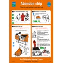 ISM Abandon Ship Poster Vinyl