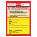 Emergency VHF Mayday Card